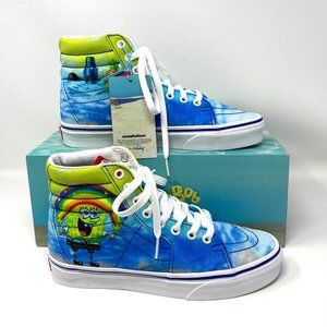 Vans SpongeBob SquarePants Collaboration SK8-Hi Blue Men's High Tops VN0A32QGZAW